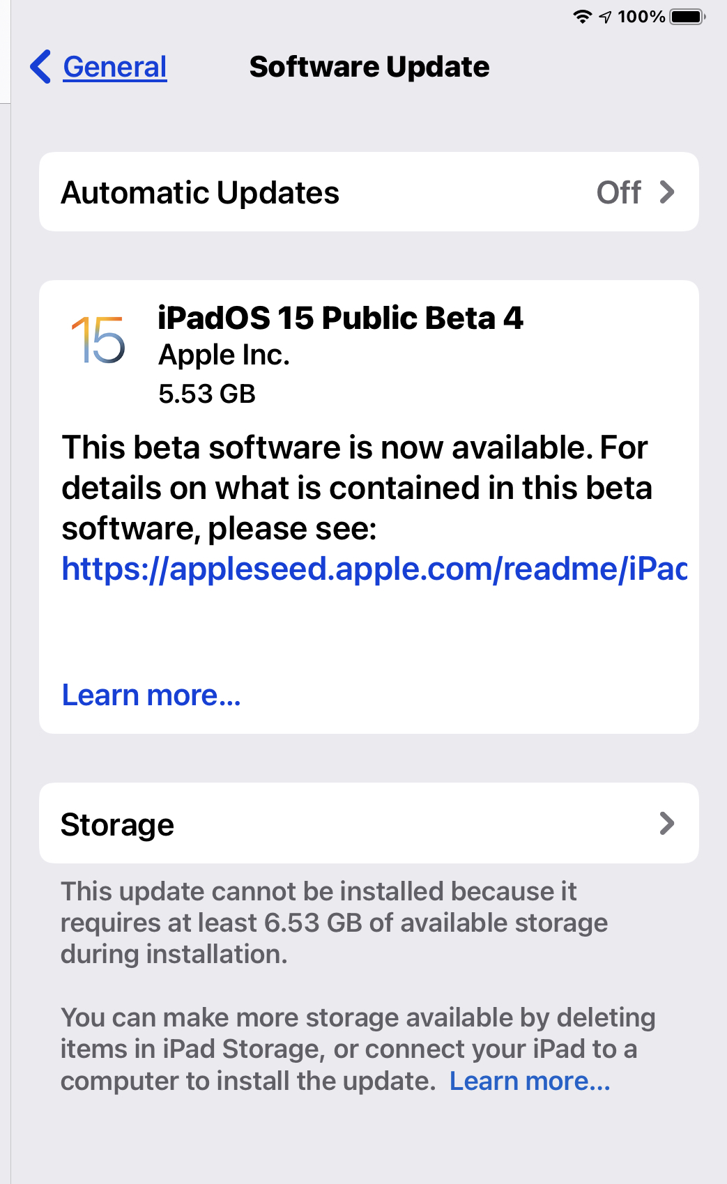 iOS 15 公测版 4