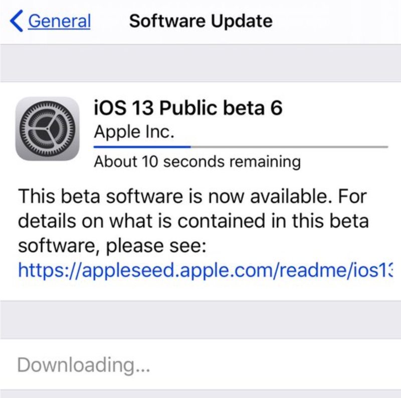 iOS 13 公测版 6