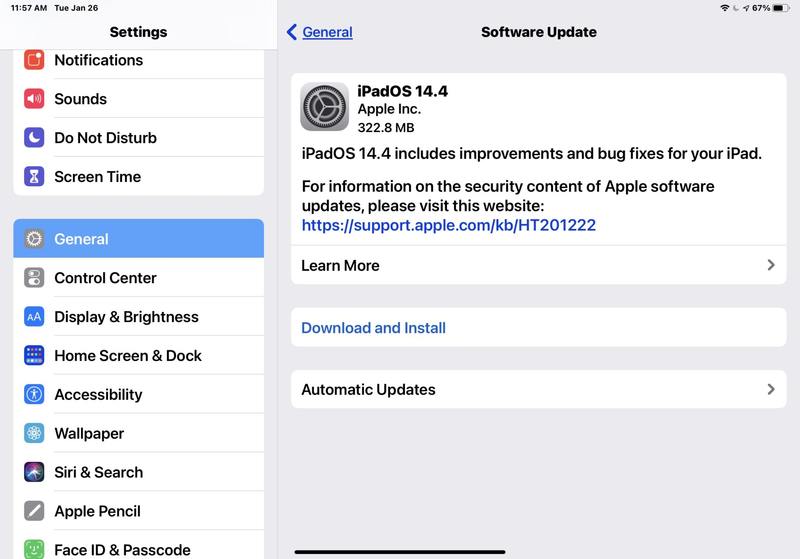 iOS 14.4 和 ipadOS 14.4