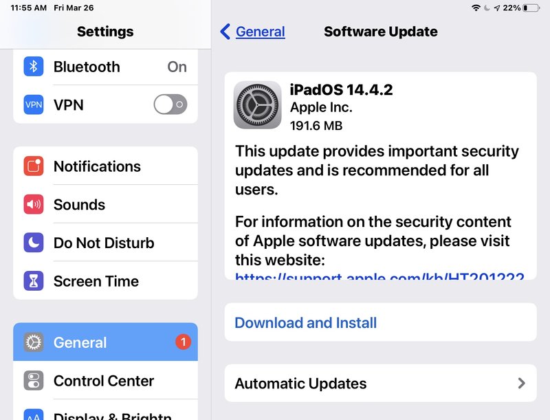 iPadOS 14.4.2 和 iOS 14.4.2
