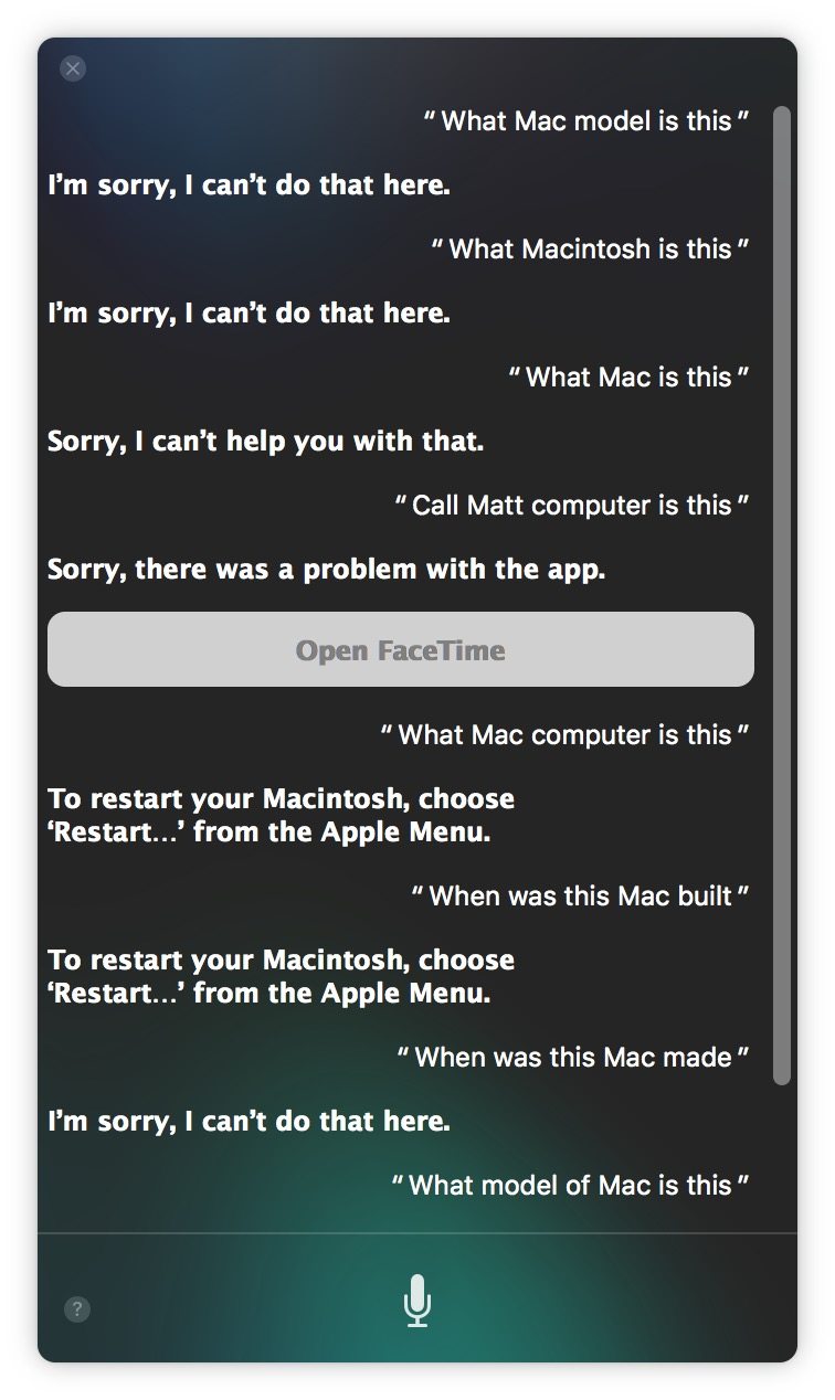 Siri在 Mac 上