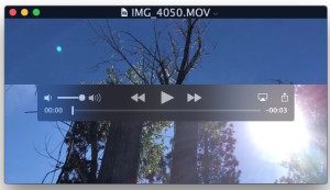 隔空播放从 QuickTime 播放器到 Mac OS X 的 AirPlay 接收器的视频