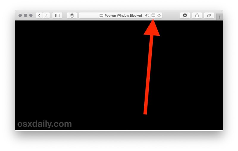 每个网站允许弹出窗口在 Mac 版 Safari 中