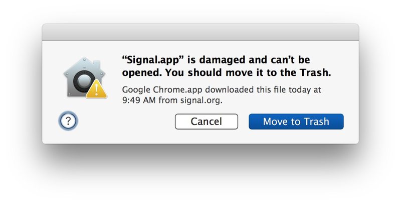 应用是已损坏且无法打开，移至 Mac 上的垃圾箱错误消息”/>  </p>
<p>一些 Mac 用户在尝试打开下载到他们 Mac 的应用程序时可能偶尔会遇到一些奇怪的错误，在启动应用程序时会出现一个小的“验证”进度条并在出现错误警报之前停顿片刻消息说 <em>“Appname.app 已损坏，无法打开。你应该把它移到废纸篓。”</em> 并附带详细说明文件的下载时间和位置。然后您有两个选择，“取消”或“移至垃圾箱”您下载的应用程序。</p>
<p>本文将提供几种在 Mac 上修复此错误消息的方法。</p>
<h3>如何在 Mac 上修复 App 损坏和无法打开的错误</h3>
<p>有一些不同的提示和技巧可以修复 Mac 上的这些“app damaged”错误消息。此处介绍了重新下载应用程序、重新启动 Mac、安装系统软件更新和使用命令行。请注意，如果您看到<a href=