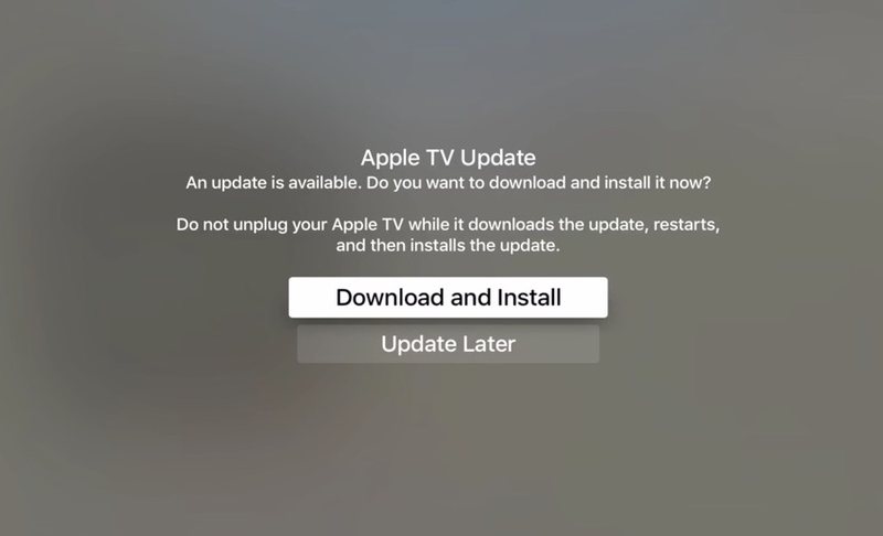 apple-tv-tvos-软件更新下载安装