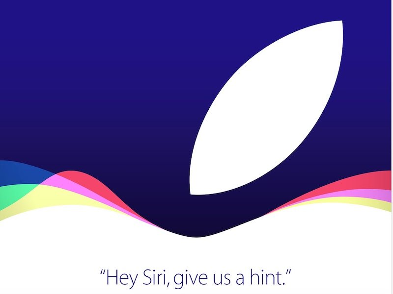 Apple 2015 年 9 月 9 日活动邀请函