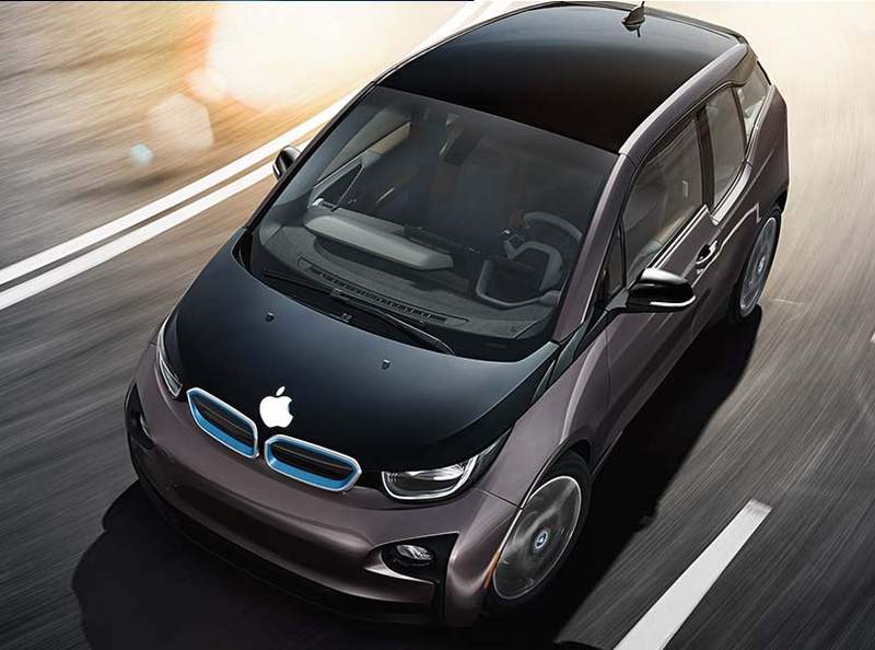 2019 年首次亮相的 Apple Car 项目，此处显示的是BMW i3 据说苹果正在考虑将其作为车辆的“基地”” />  </p>
<p>根据 <a href=
