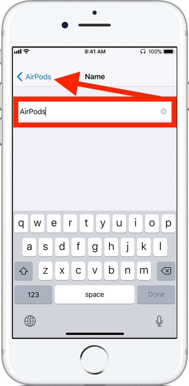 如何在 iOS 中重命名 AirPods