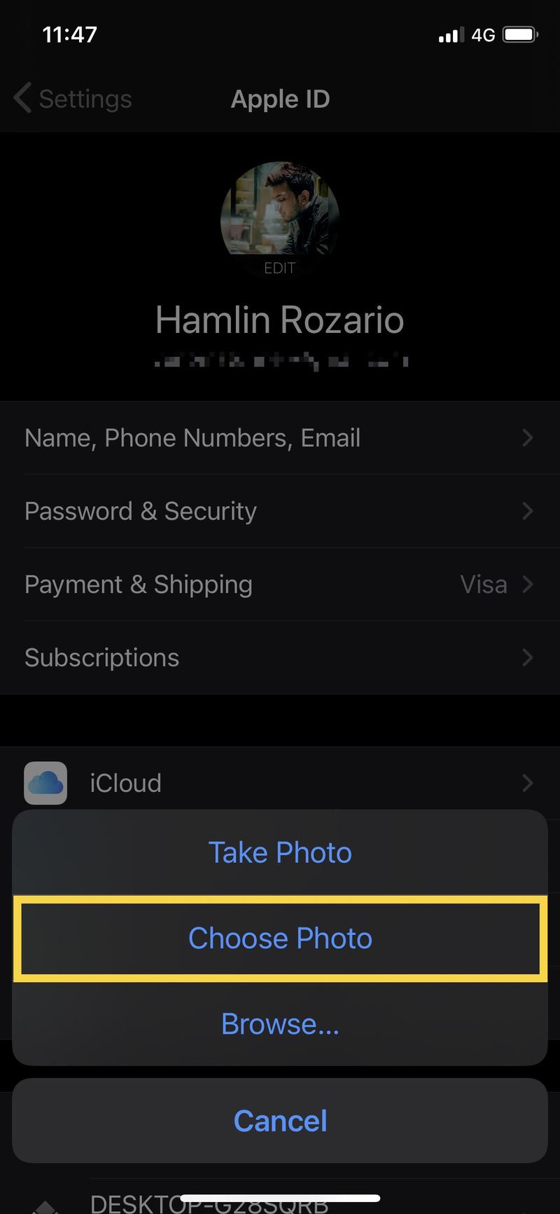 如何在 iPhone 上更改您的 Apple ID 个人资料图片