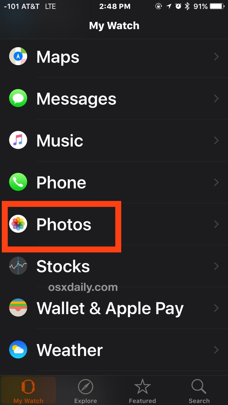 choose-photos-app-苹果手表上的设置