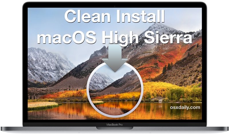 全新安装 macOS High Sierra
