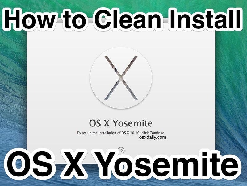 如何全新安装 OS X Yosemite