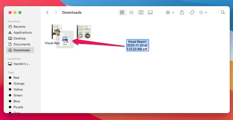 如何在 Mac 上将文件合并为 PDF