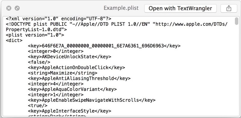 将 plist 文件转换为 XML 或二进制文件在 Mac OS X 中
