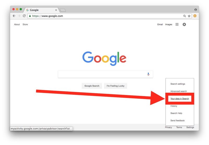 如何删除谷歌搜索活动