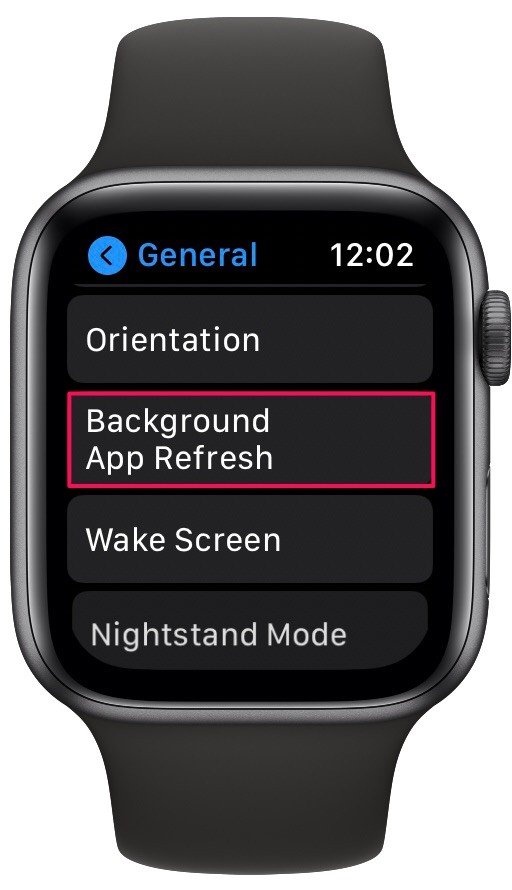 如何禁用后台应用活动在 Apple Watch 上” />    <!--</li--></li>
<li>现在，只需使用切换开关即可在您的 Apple Watch 上禁用此功能。
<p><img decoding=