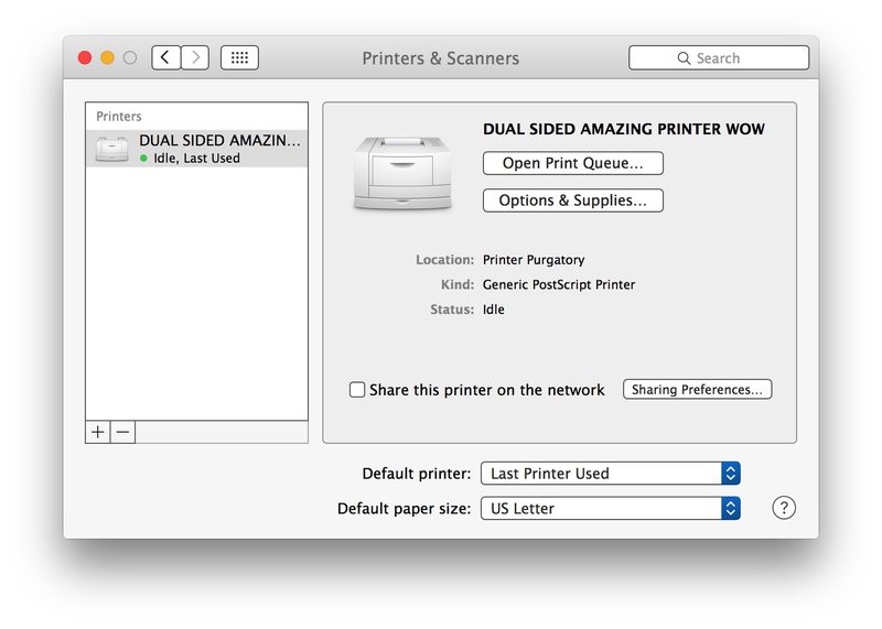 Mac 上的双面双面打印
