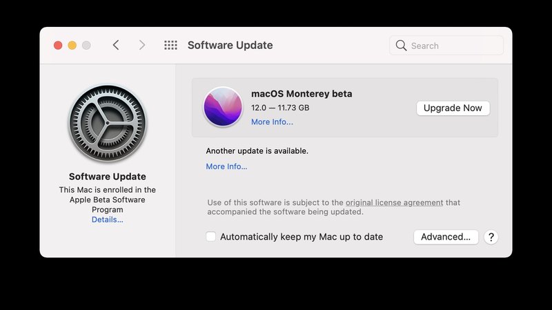 下载 MacOS Monterey beta