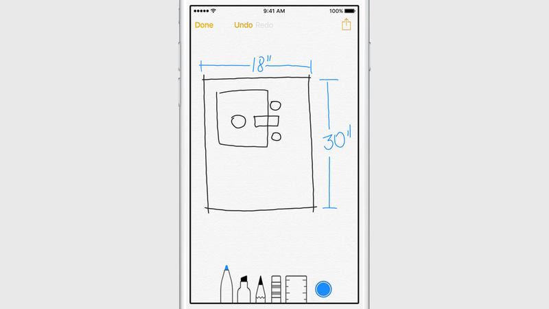 draw-sketches-in-notes- ios-9