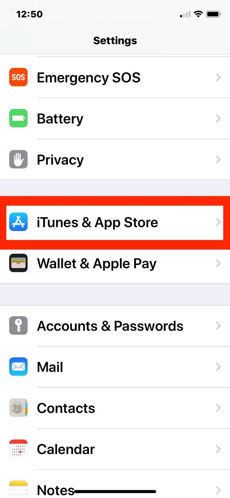 启用 iOS 应用商店自动更新