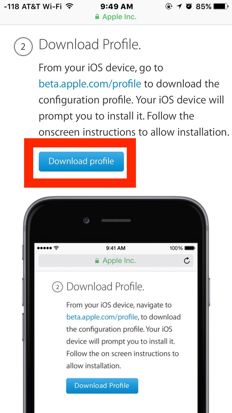 下载 iOS 10 公开测试版配置文件