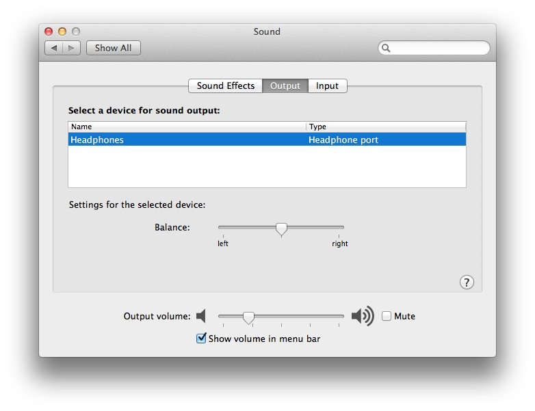 Mac 上的耳机特定音量级别