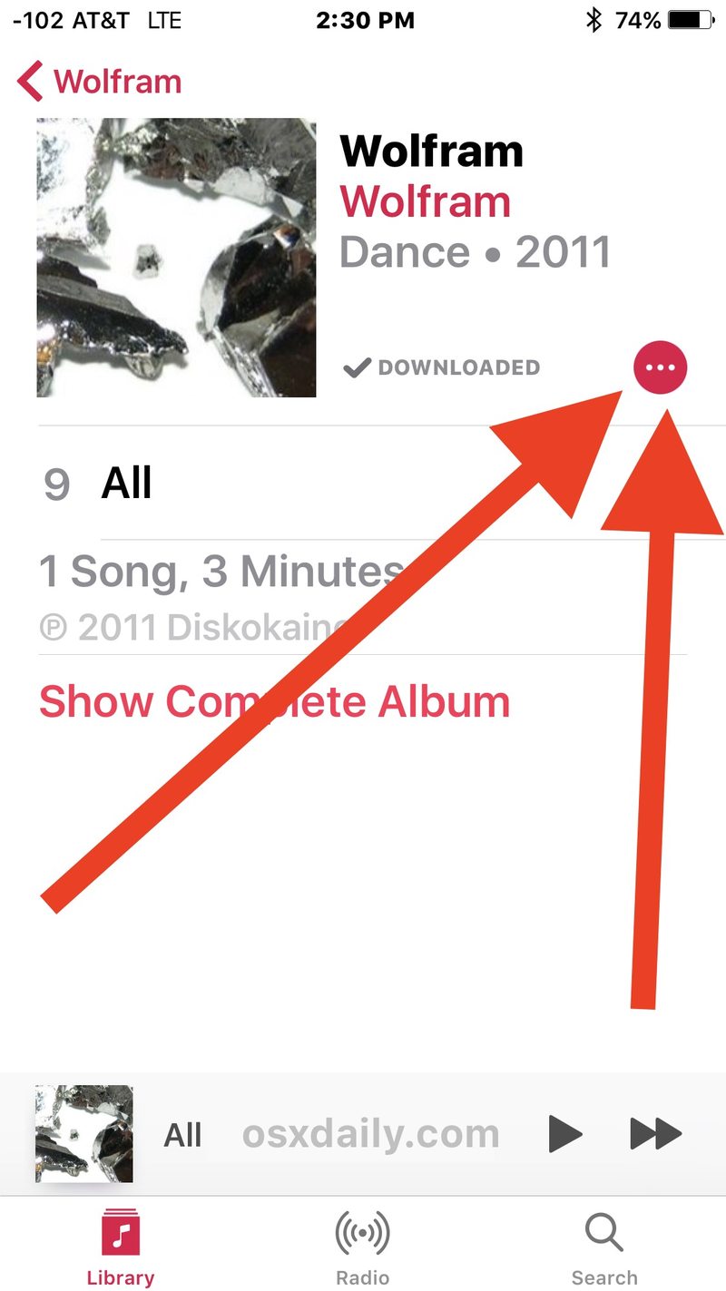 如何在iOS中删除音乐