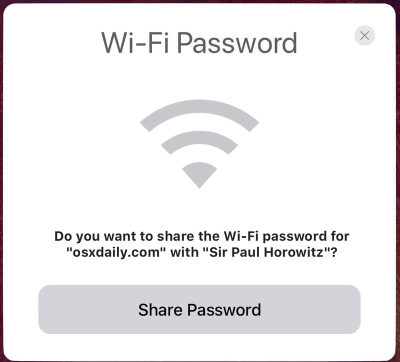 如何在 iOS 中共享 wi-fi 密码