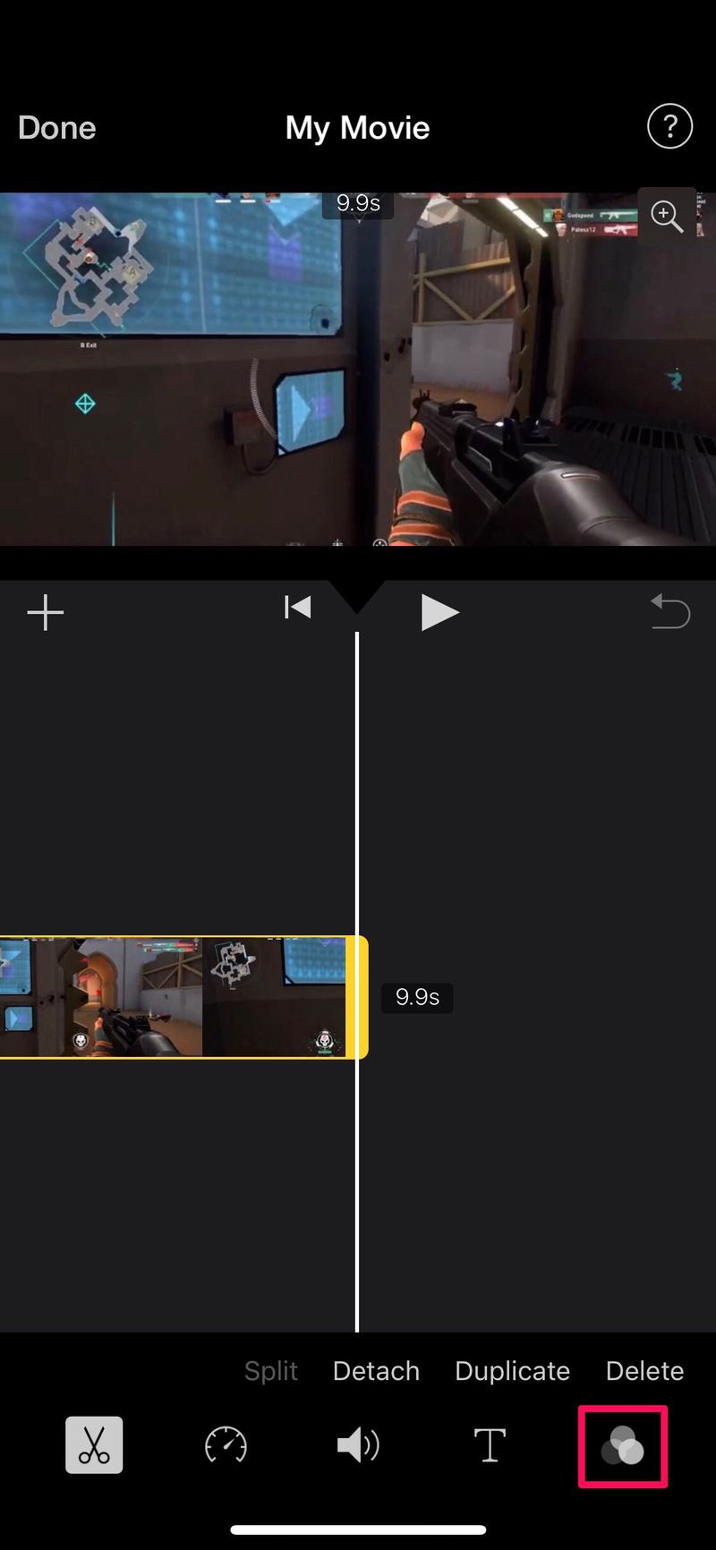 如何在 iPhone 上使用 iMovie 添加视频过滤器