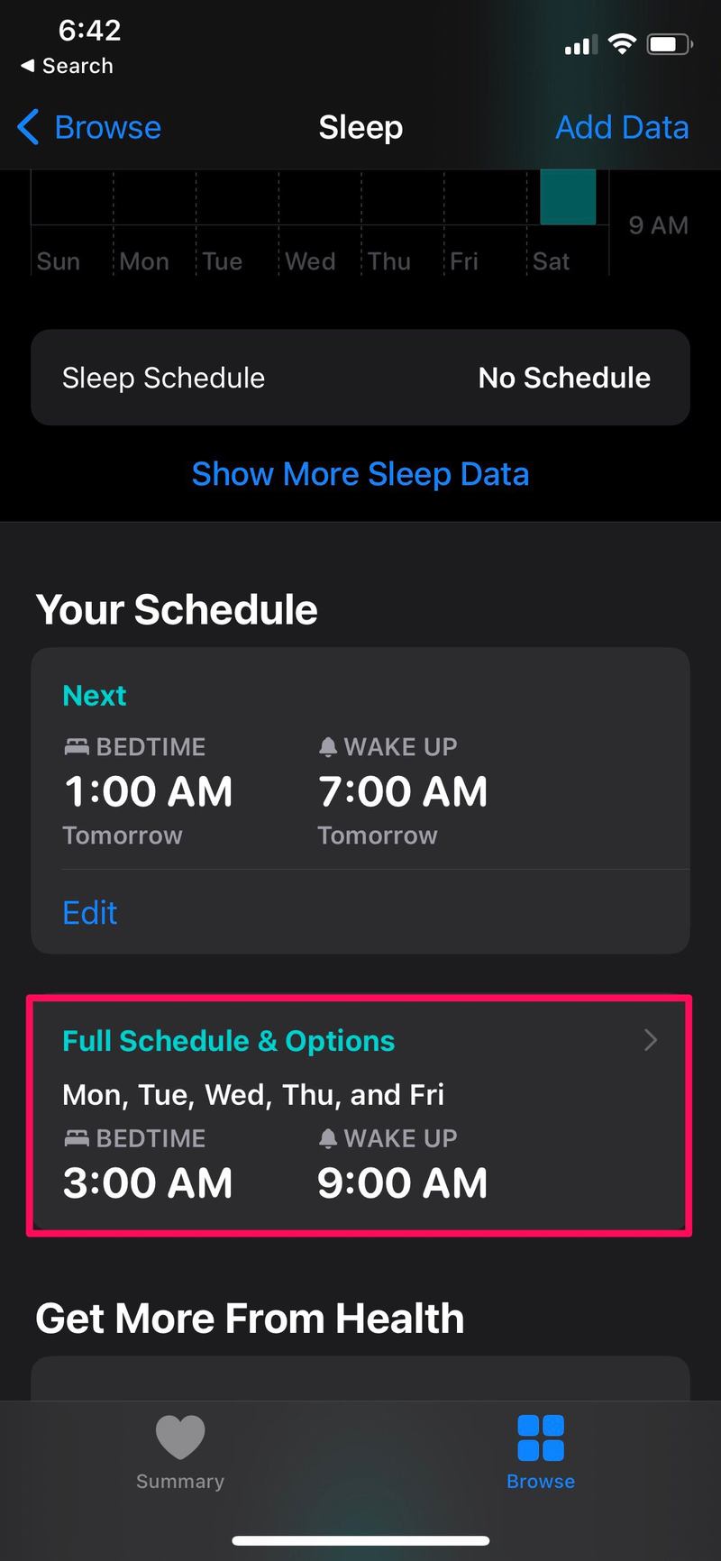 如何在 iPhone 和 iPad 上调整睡眠时间表