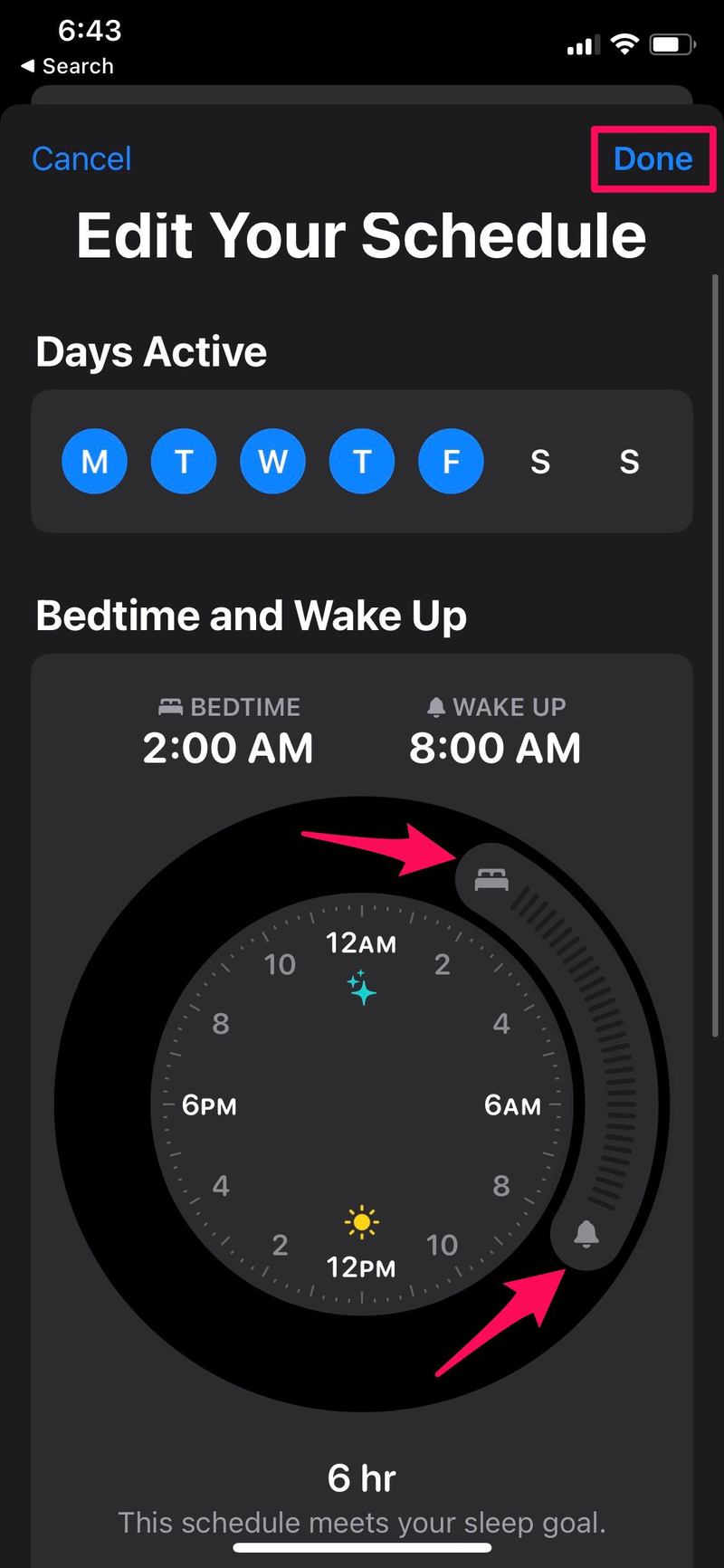 如何在 iPhone 和 iPad 上调整睡眠时间表