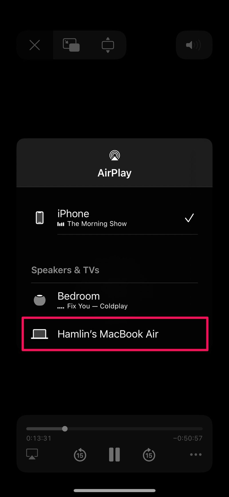 如何在 Mac 上播放 AirPlay