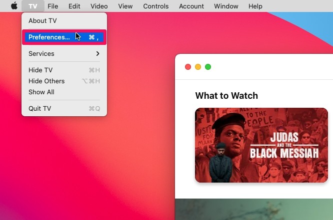 如何在 Mac 上更改 Apple TV+ 的下载质量