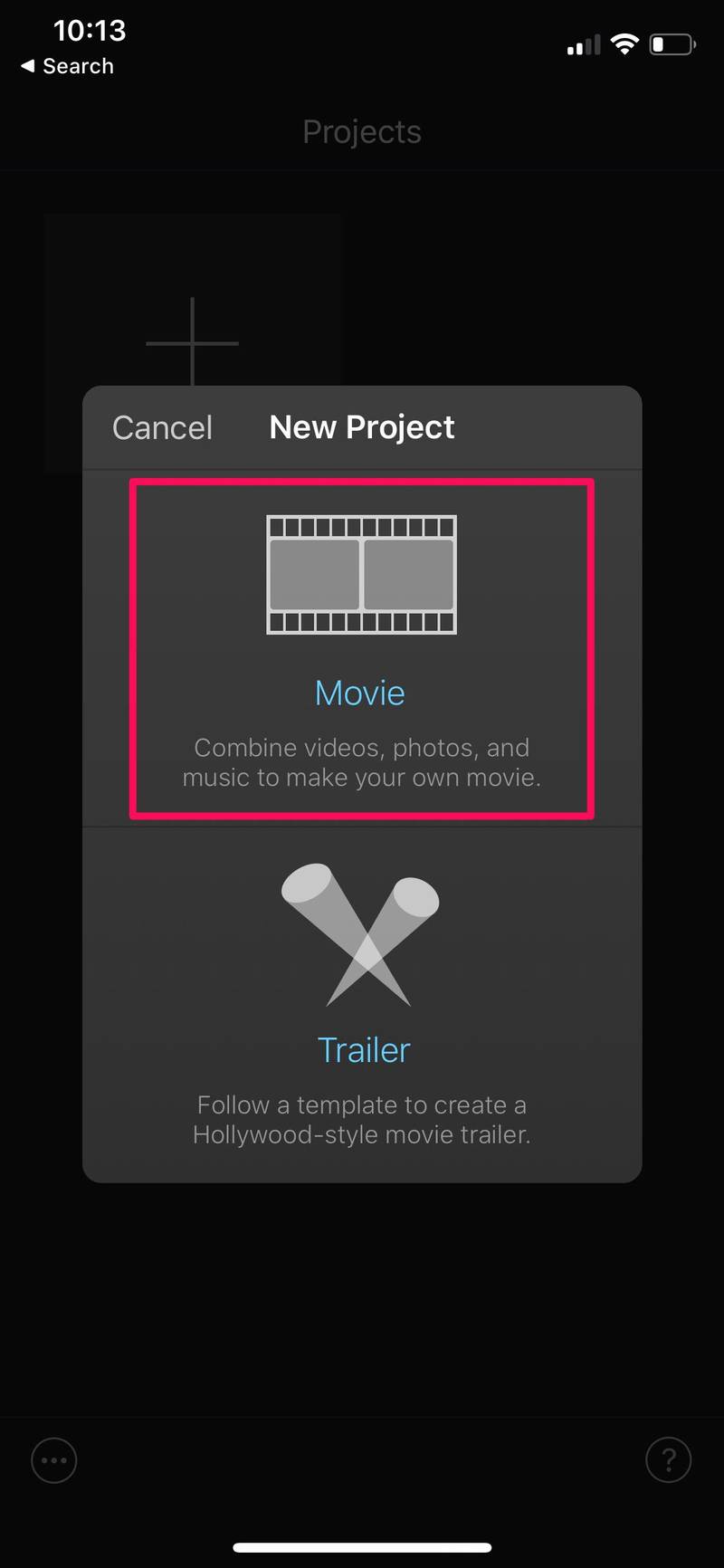 如何将 iPhone 和 iPad 上的视频与 iMovie 合并