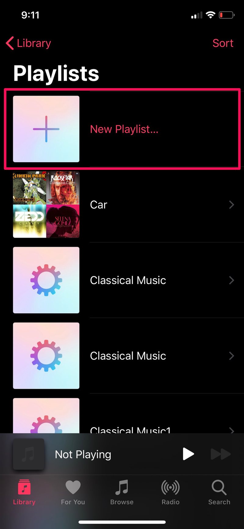 如何在 iPhone 和 iPad 上的 Apple Music 中创建播放列表