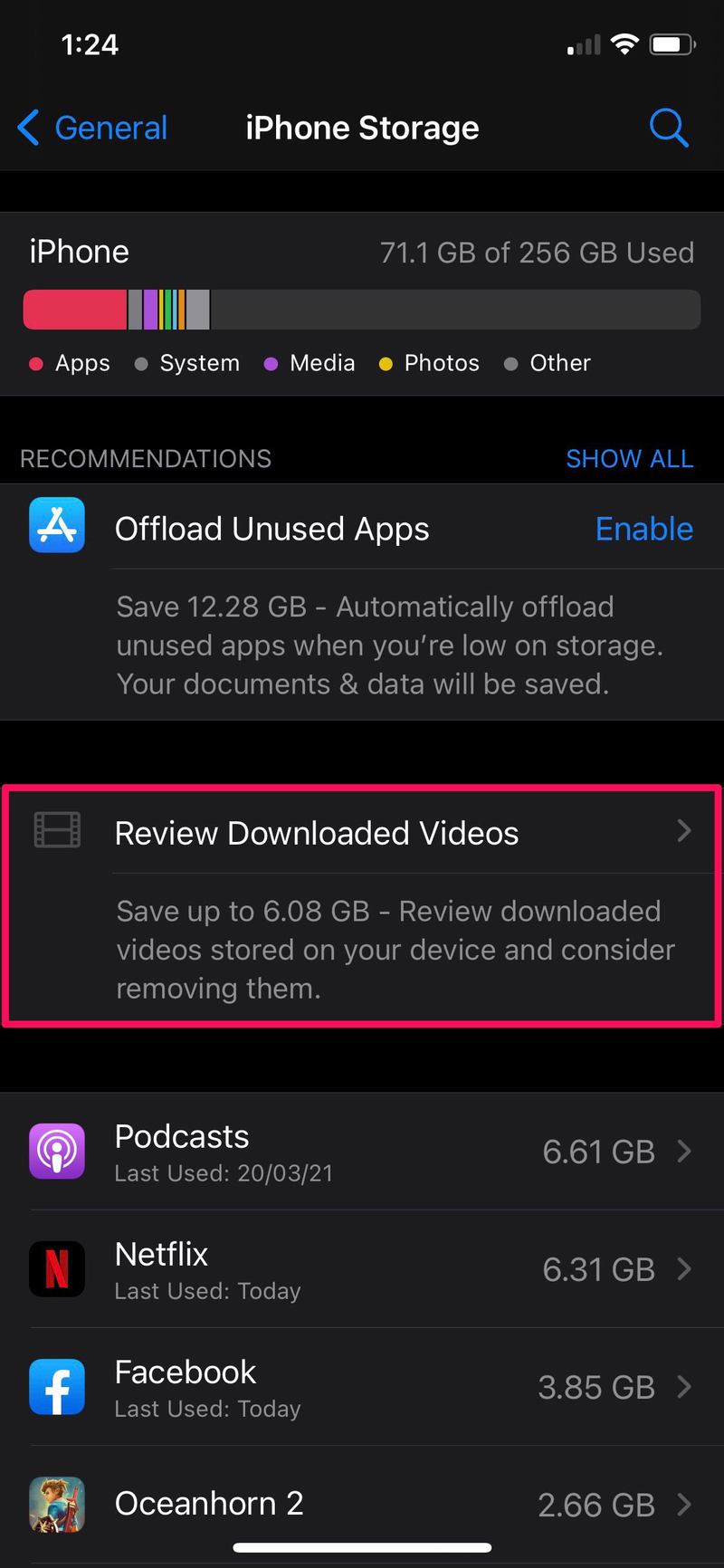 如何在 iPhone 和 iPad 上删除下载的视频