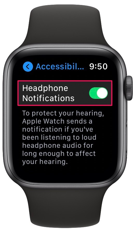 如何在 Apple Watch 上启用耳机通知