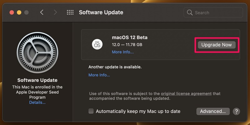 如何安装 macOS 12 Monterey Developer Beta