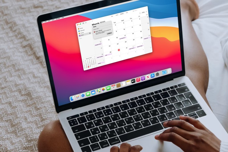 如何公开日历在 Mac 上