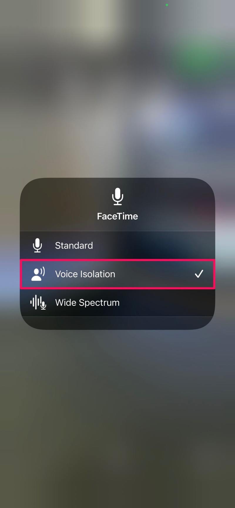 如何消除 FaceTime 通话中的背景噪音