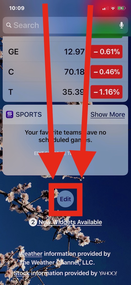 如何删除小部件来自 iOS 的 Today widget screen 