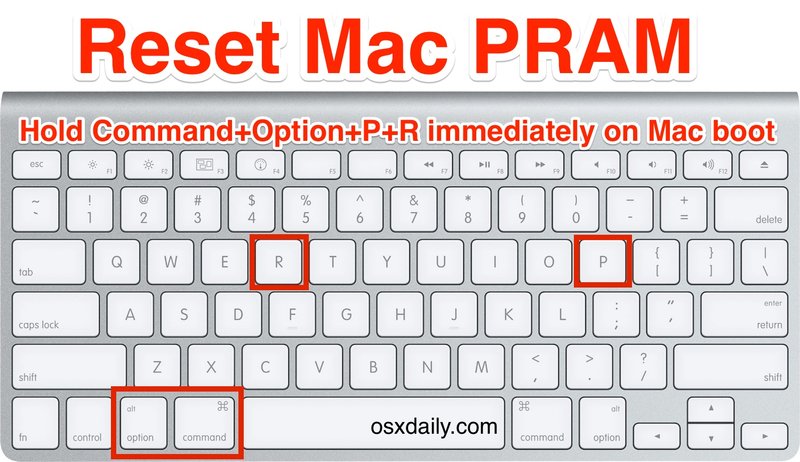 如何在所有 Mac 上重置 PRAM