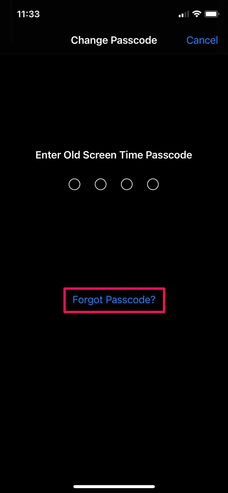 如何在 iPhone 和 iPad 上重置屏幕时间密码