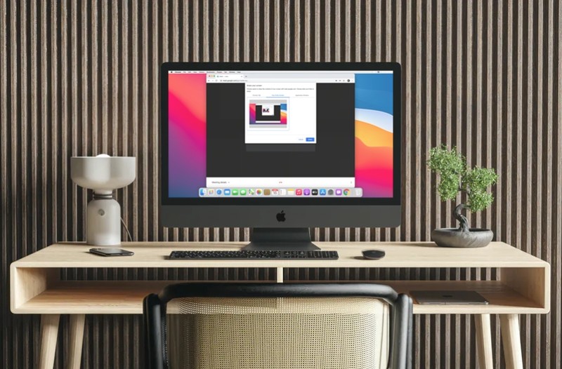如何与 Google 共享屏幕在 Mac 上见面