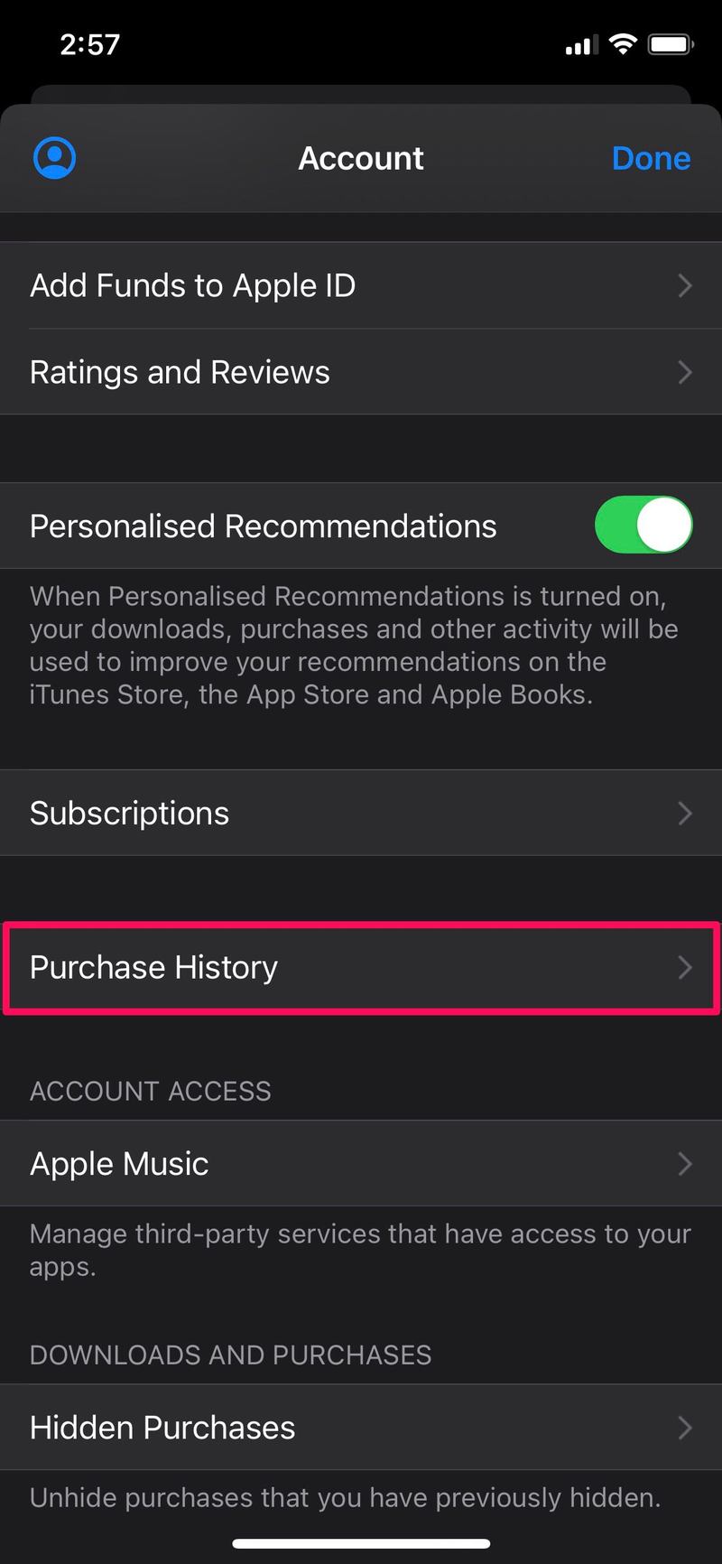 如何查看您的购买历史记录在 iPhone 和 iPad 上
