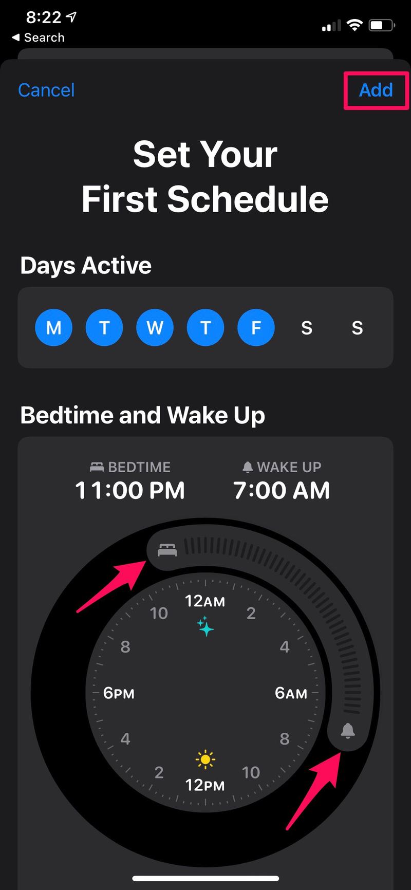 如何在 iPhone 上设置睡眠时间表