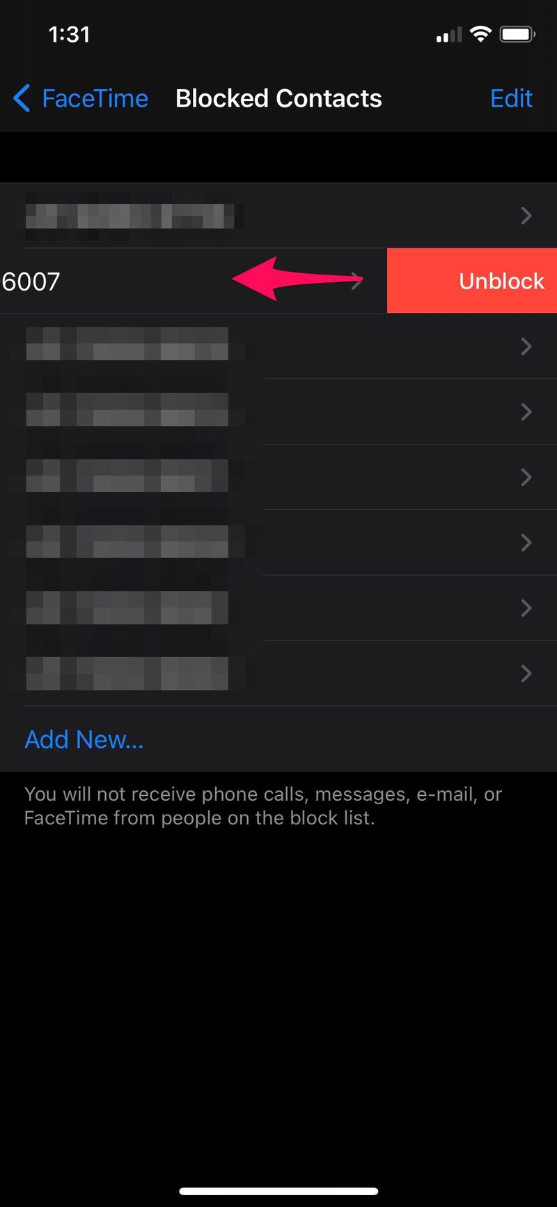 如何在 iPhone 和 iPad 上取消阻止人们进行 FaceTime 通话