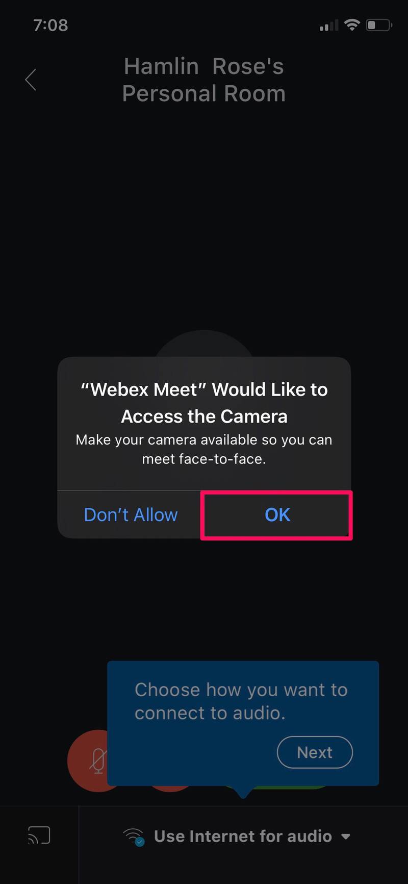 如何在 iPhone 和 iPad 上使用 Webex Meetings 进行视频会议