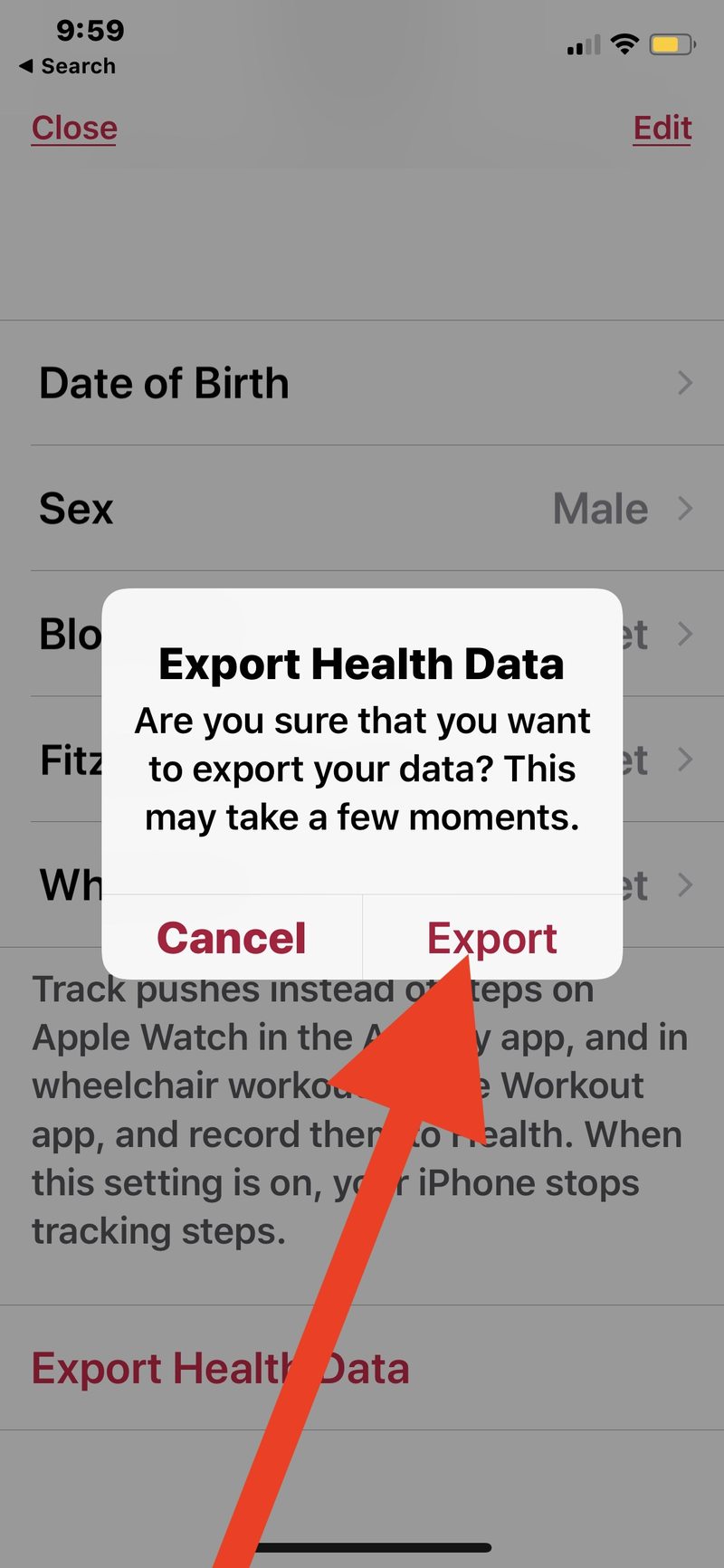 如何从 iPhone 导出健康数据