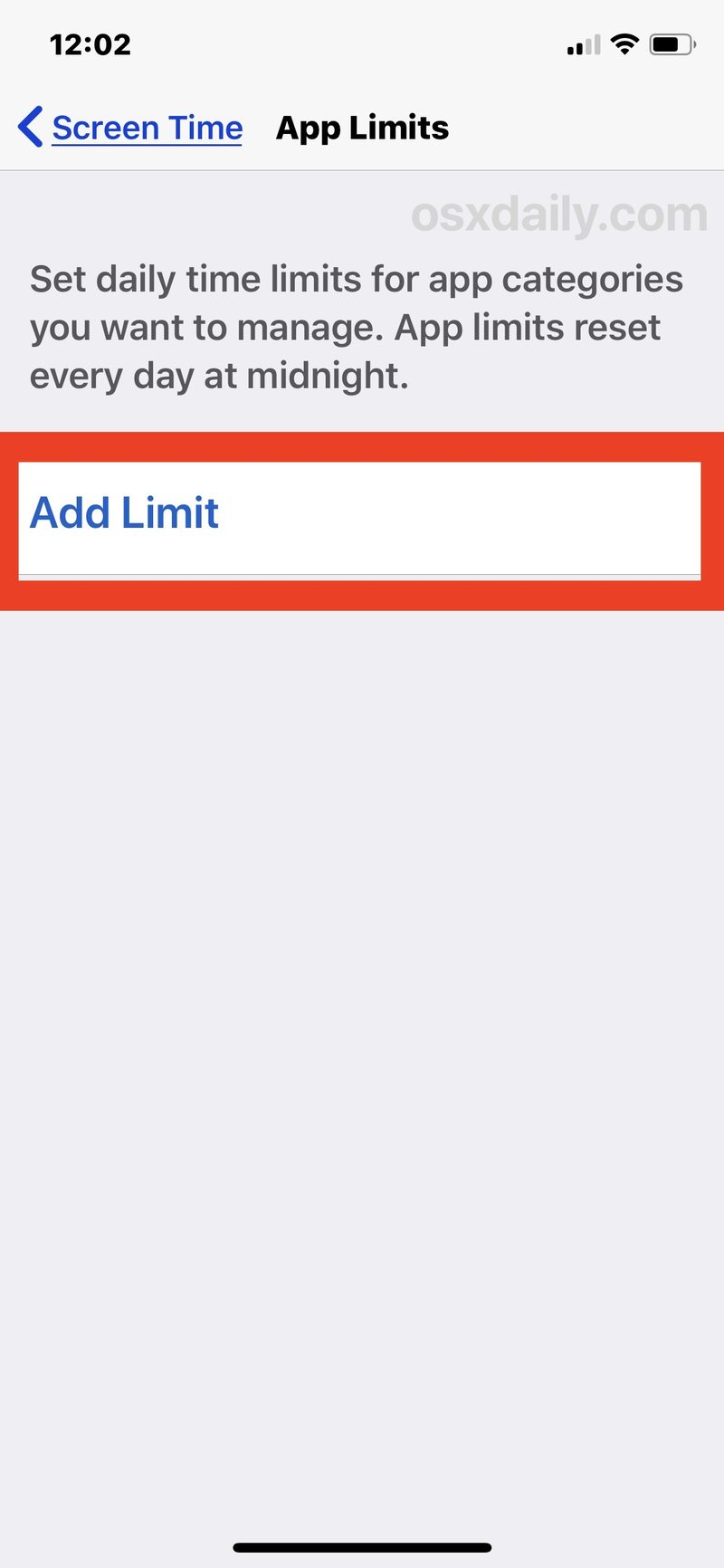 如何添加使用屏幕时间在 iOS 上使用社交网络的时间限制